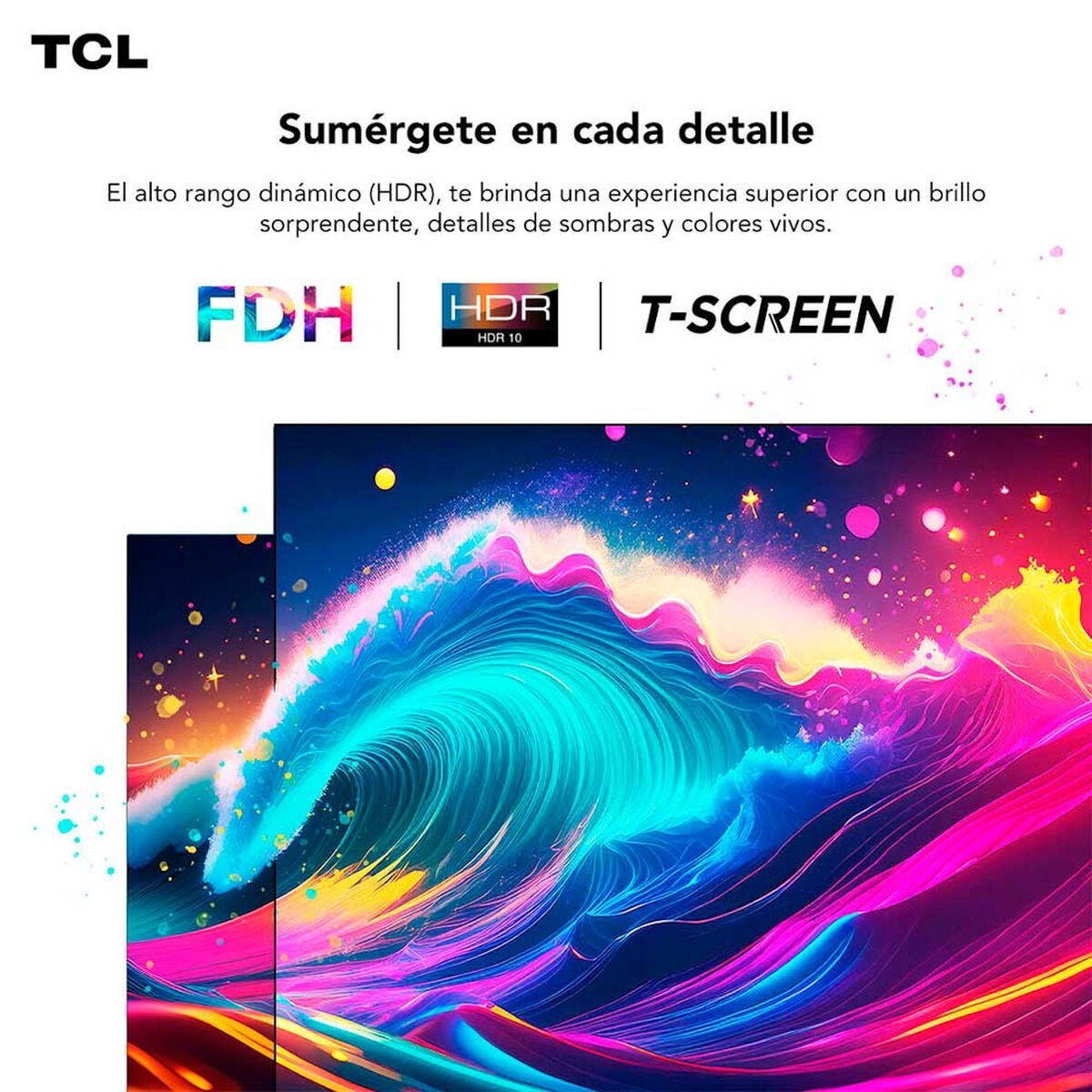 Smart TV TCL 32S4500A 32” HD Android TV con HDR - Open Box