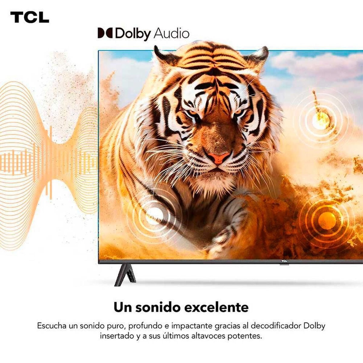 Smart TV TCL 32S4500A 32” HD Android TV con HDR - Open Box