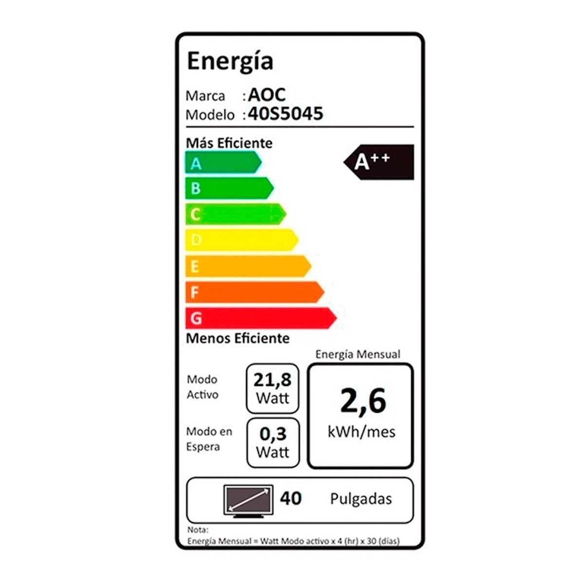 Smart Tv Aoc Led Full Hd 40” 40s5045-43i Roku Tv