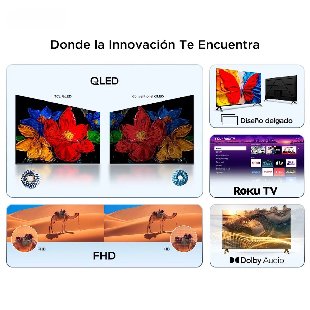 Smart TV TCL 43S5LR 43" QLED Full HD