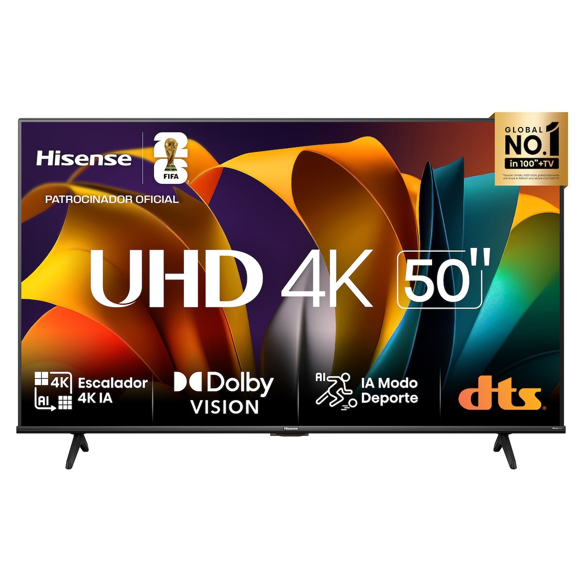Smart TV Hisense 50A6NV 50” 4K UHD VIDAA - Caja Reciclada