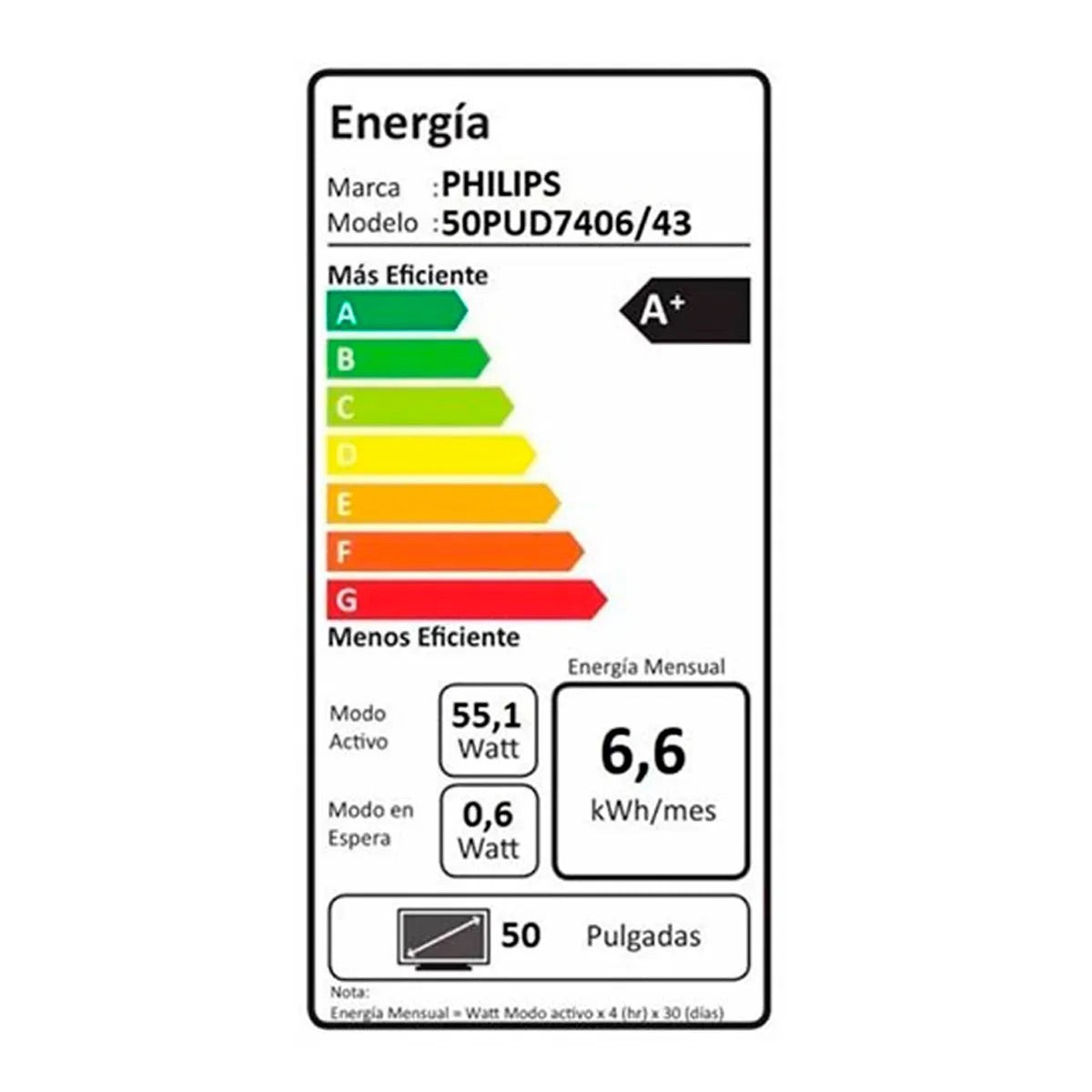 Smart Tv Philips Led Uhd 4k 50" 50pud7406-44