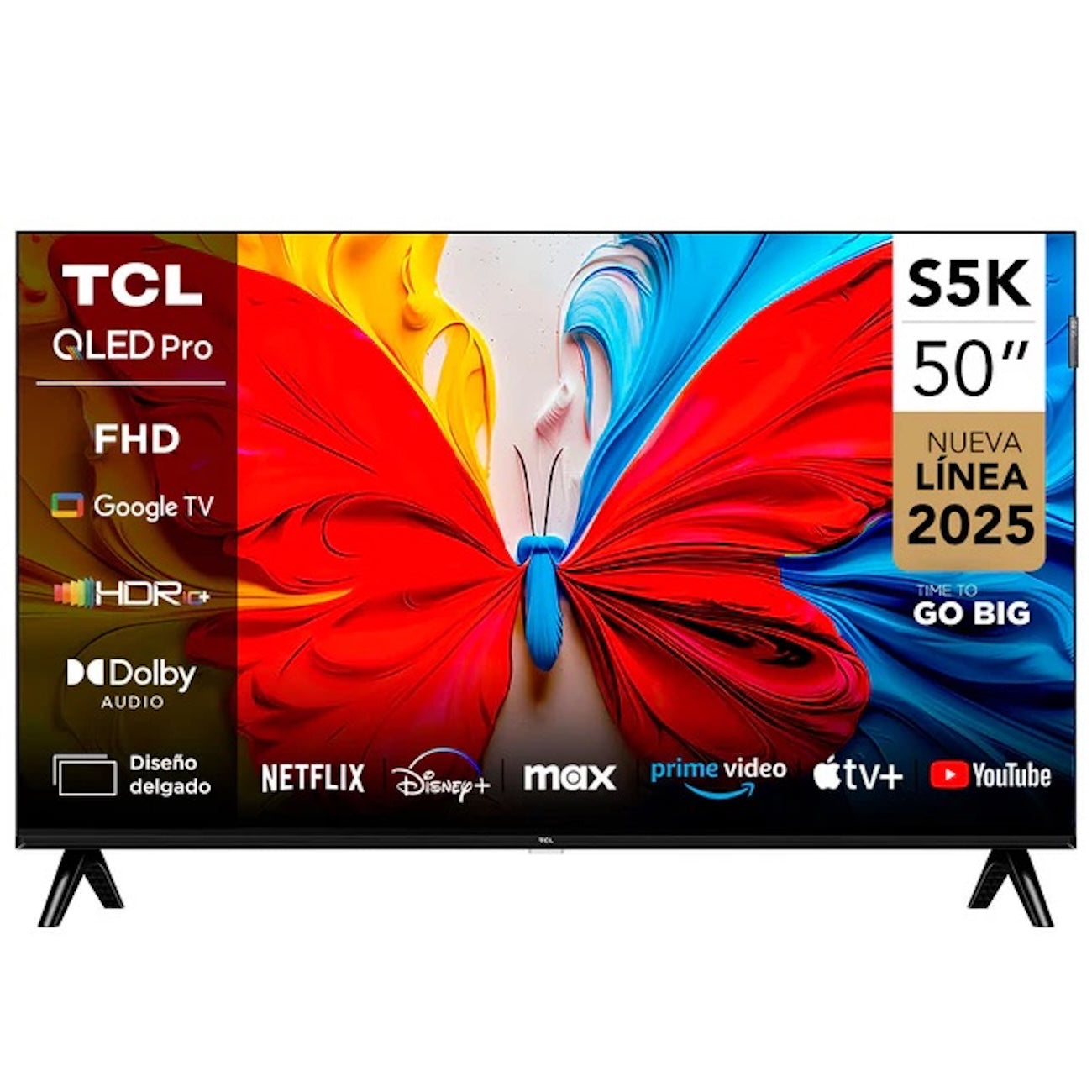 Smart TV TCL 50S5K 50” 4K UHD Google TV HDR10