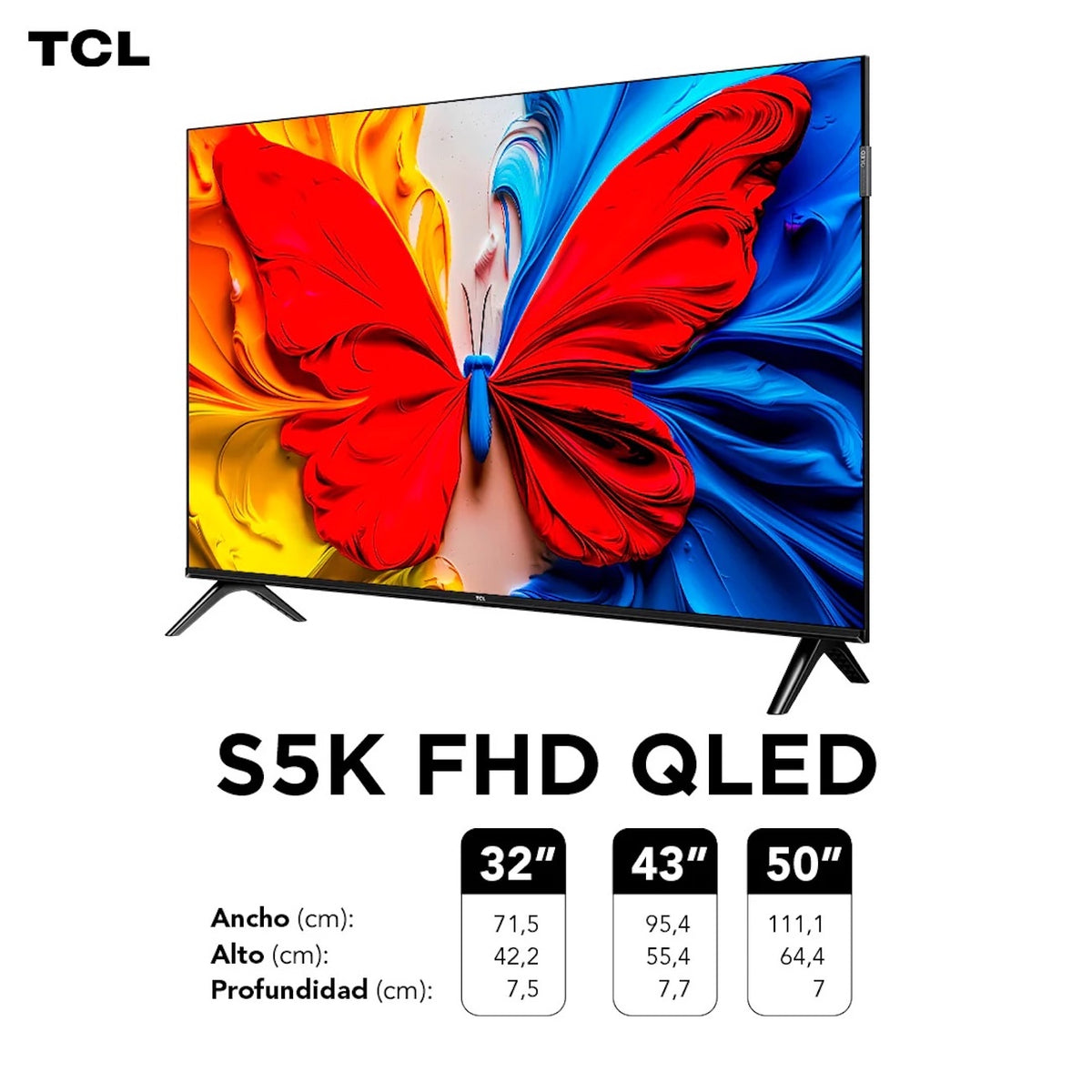 Smart TV TCL 50S5K 50” 4K UHD Google TV HDR10 - Open Box