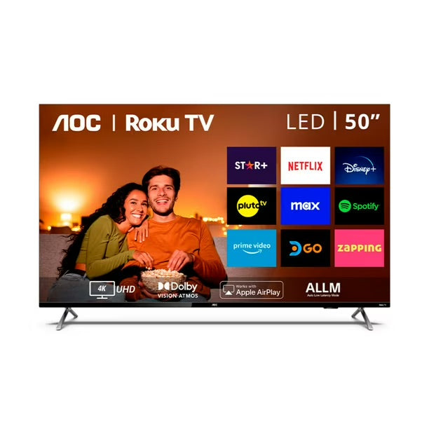 Smart Tv Aoc 50" Uhd 4k 50u6125-43i