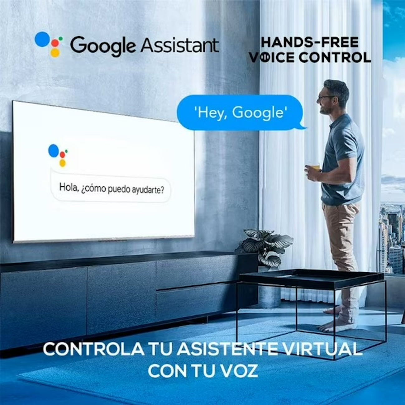 Smart TV TCL 55P725 55” 4K UHD Google TV Dolby Vision - Caja Reciclada