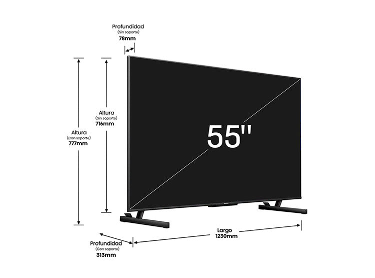 Televisor Hisense 55U75MK 55" Mini-LED 4K Google TV