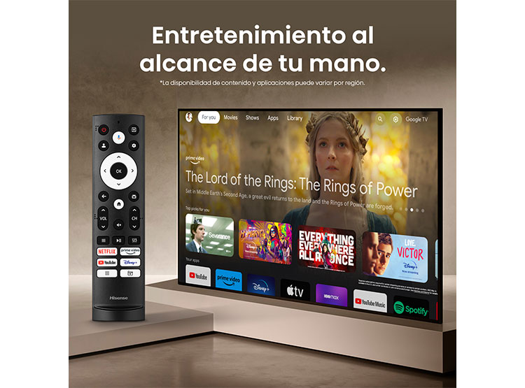 Televisor Hisense 55U75MK 55" Mini-LED 4K Google TV