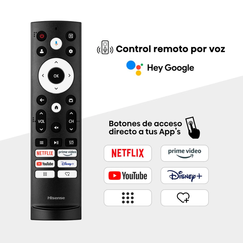 Televisor Hisense 55U7N 55" Mini-LED ULED 4K Google TV