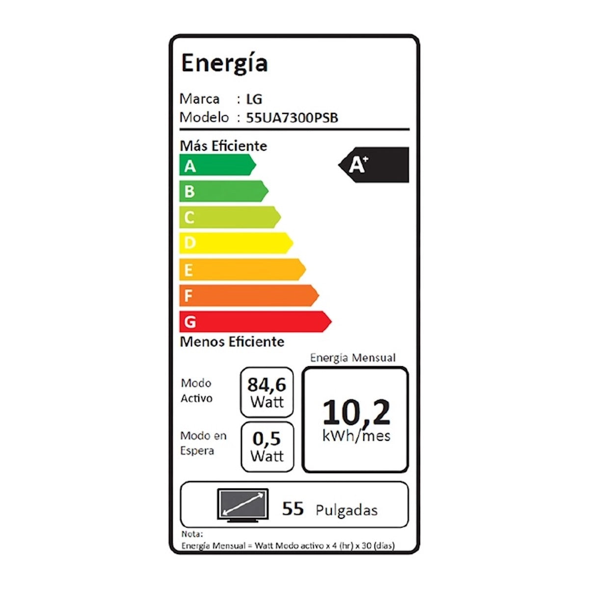 Smart TV LG 55UA7300PSB 55" UHD AI 4K webOS 25