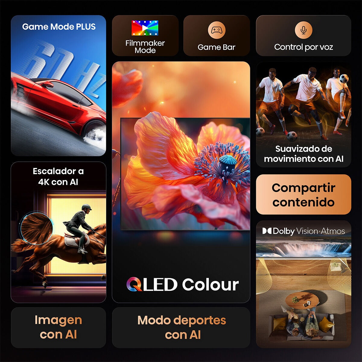 Smart TV Hisense 58Q6QV 58” QLED 4K UHD - Caja Reciclada