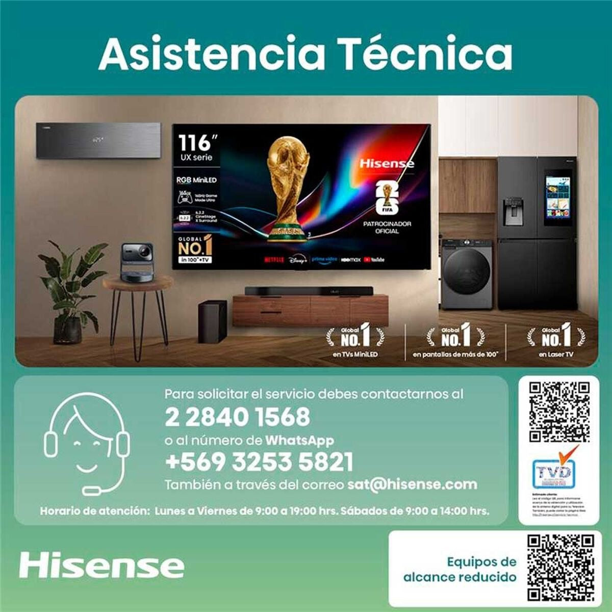 Smart TV Hisense 58Q6QV 58” QLED 4K UHD - Caja Reciclada