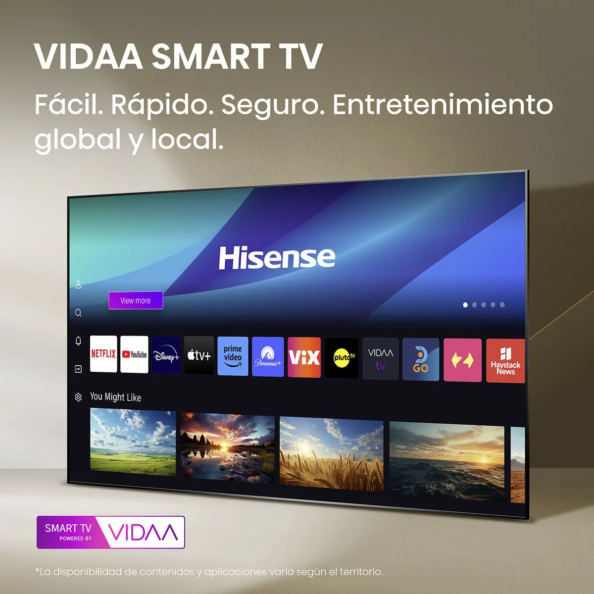 Televisor Hisense 65A6N 65" 4K UHD Smart Google TV