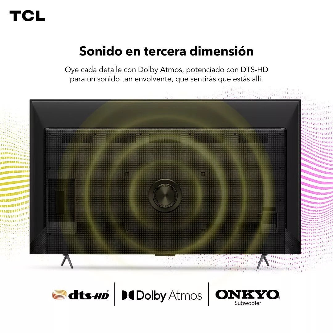 Smart TV TCL 65C655 65” QLED 4K Google TV Dolby Vision - Open Box