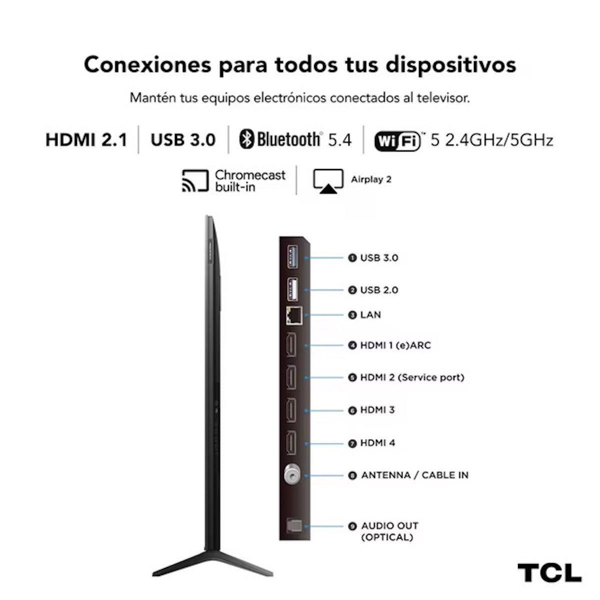 Smart TV TCL 65C6K 65" QD-Mini LED 4K Ultra HD