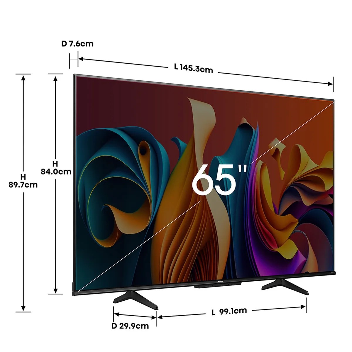 Televisor Hisense 65Q6N 65" QLED 4K Smart Google TV
