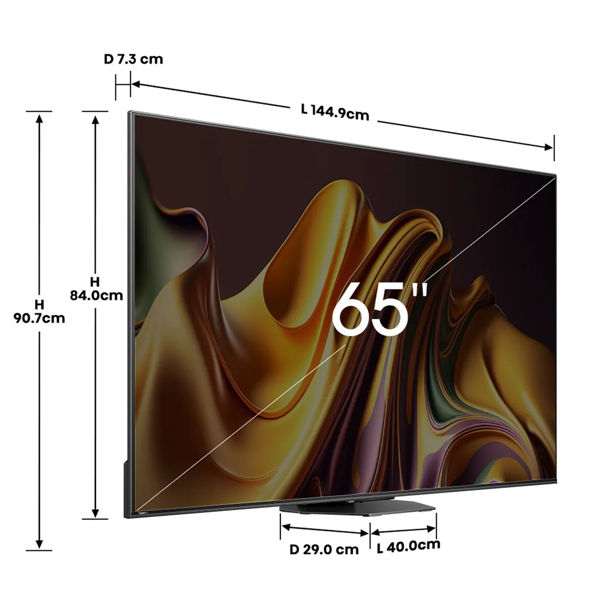 Televisor Hisense 65U8N 65" Mini-LED ULED 4K Google TV