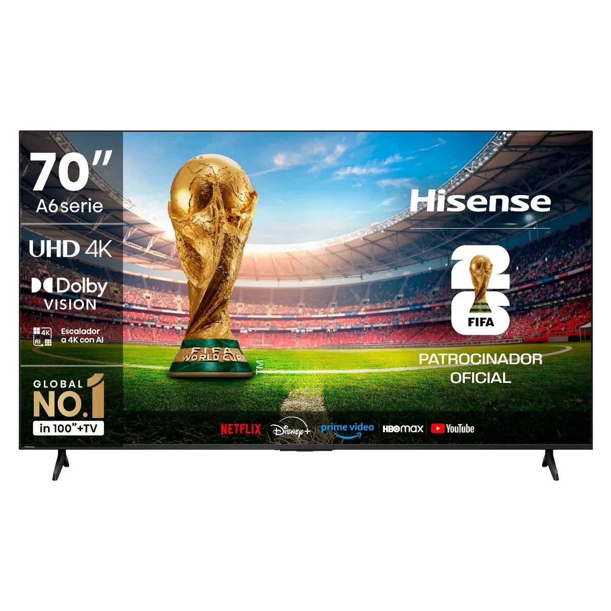 Televisor Hisense 70A6N 70" 4K UHD Smart Google TV