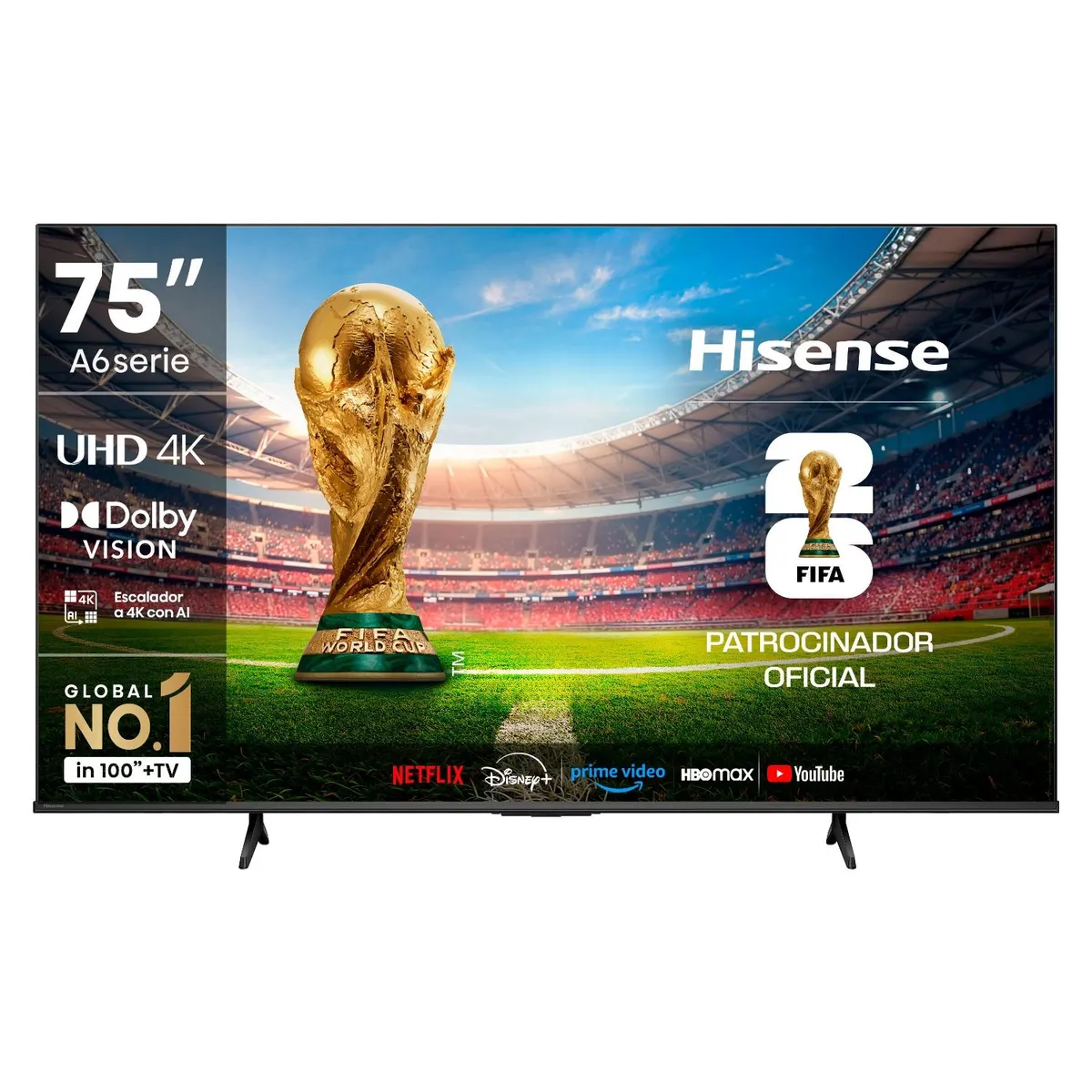 Televisor Hisense 75A6N 75" 4K UHD Smart Google TV