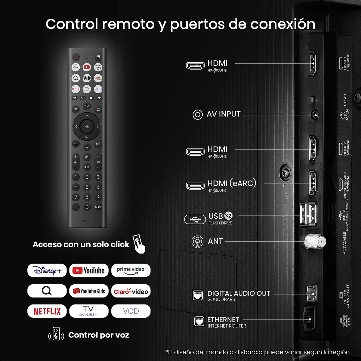 Televisor Hisense 75A6N 75" 4K UHD Smart Google TV