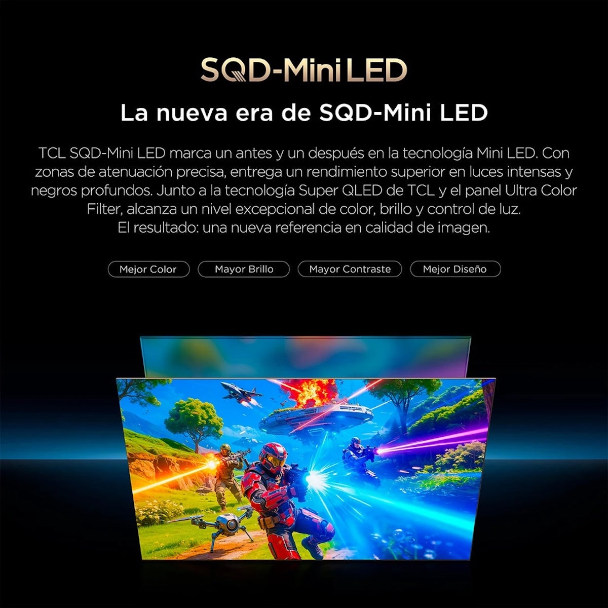 Smart TV TCL 75C7L 75" SQD-Mini LED 4K Ultra HD
