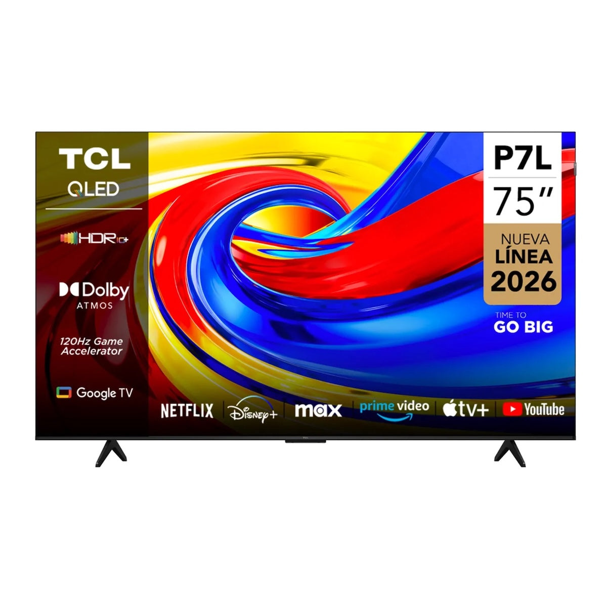 Smart TV TCL 75P7L 75" QLED 4K Ultra HD