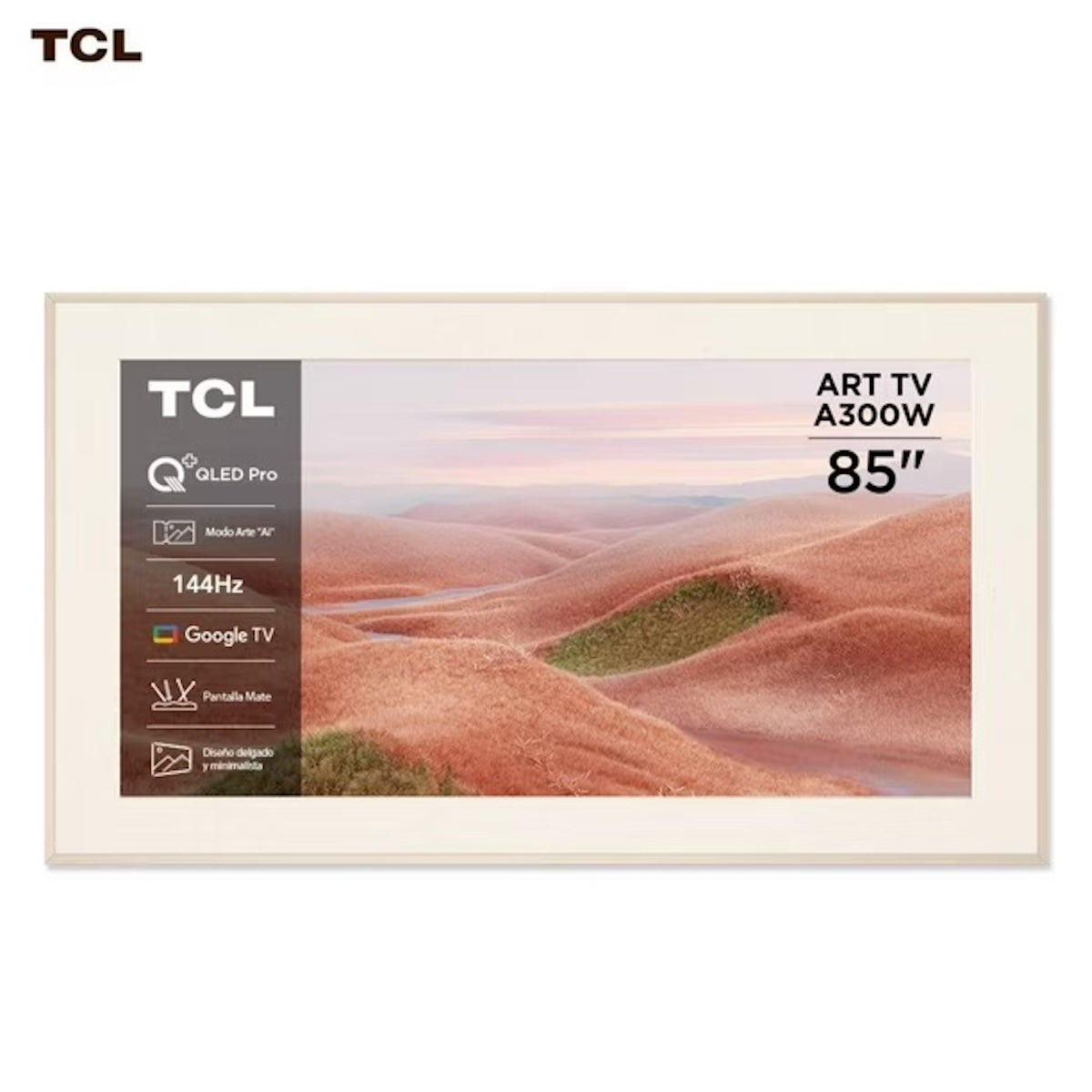 Smart TV TCL 85A300W 85" QLED ART TV 4K Ultra HD