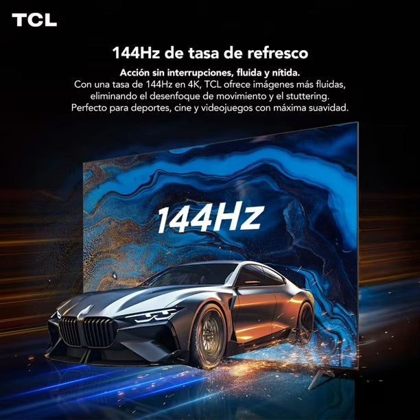 Smart TV TCL 85C6K 85” Mini LED 4K 144Hz Google TV - Open Box