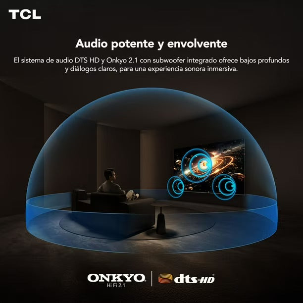 Smart TV TCL 85C6K 85” Mini LED 4K 144Hz Google TV - Open Box