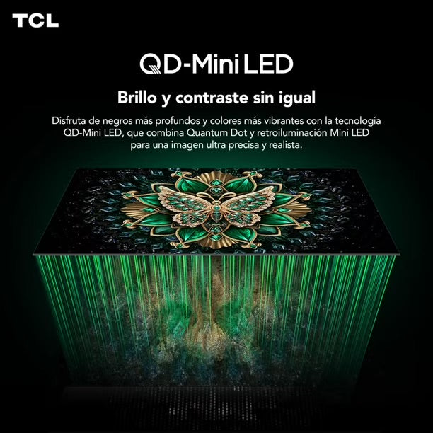 Smart TV TCL 85C6K 85” Mini LED 4K 144Hz Google TV - Open Box