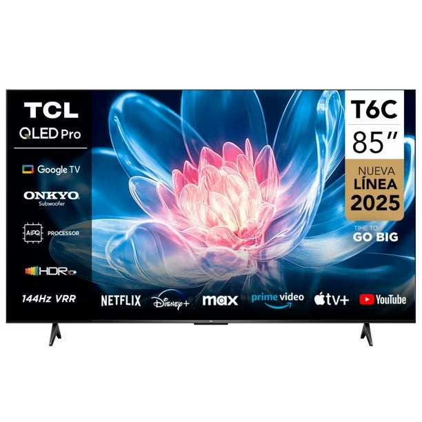 Smart TV TCL 85T6C 85” QLED 4K Google TV HDR - Open Box
