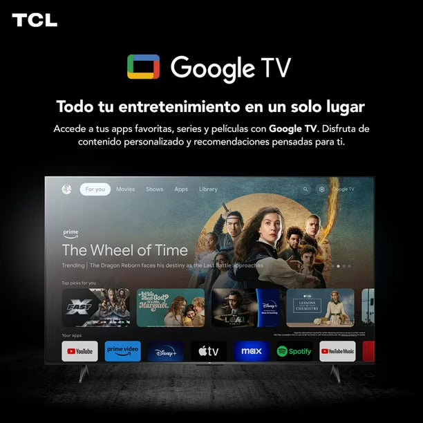 Smart TV TCL 85T6C 85” QLED 4K Google TV HDR - Open Box