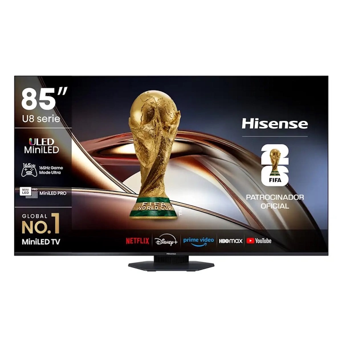 Televisor Hisense 85U8QG 85" Mini LED 4K - Open Box