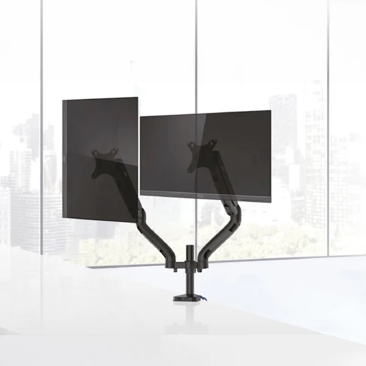 Soporte Doble AOC AD110DX para Monitores 13" a 32" con USB