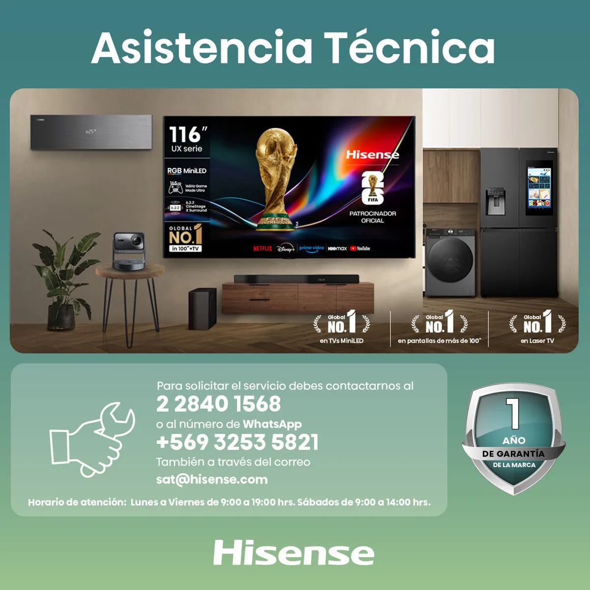 Aire Acondicionado Portátil Hisense AP12HW4RNPS00 12.000 BTU
