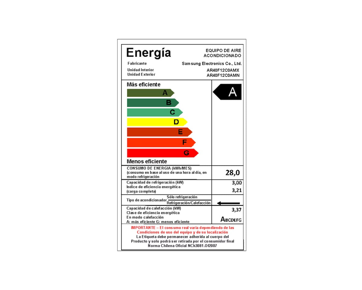 Aire Acondicionado Split, Inverter, Frio Calor 12.000 BTU