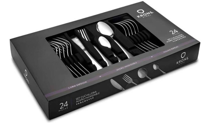 Set De Cubertería Krons Lincoln 24 Piezas