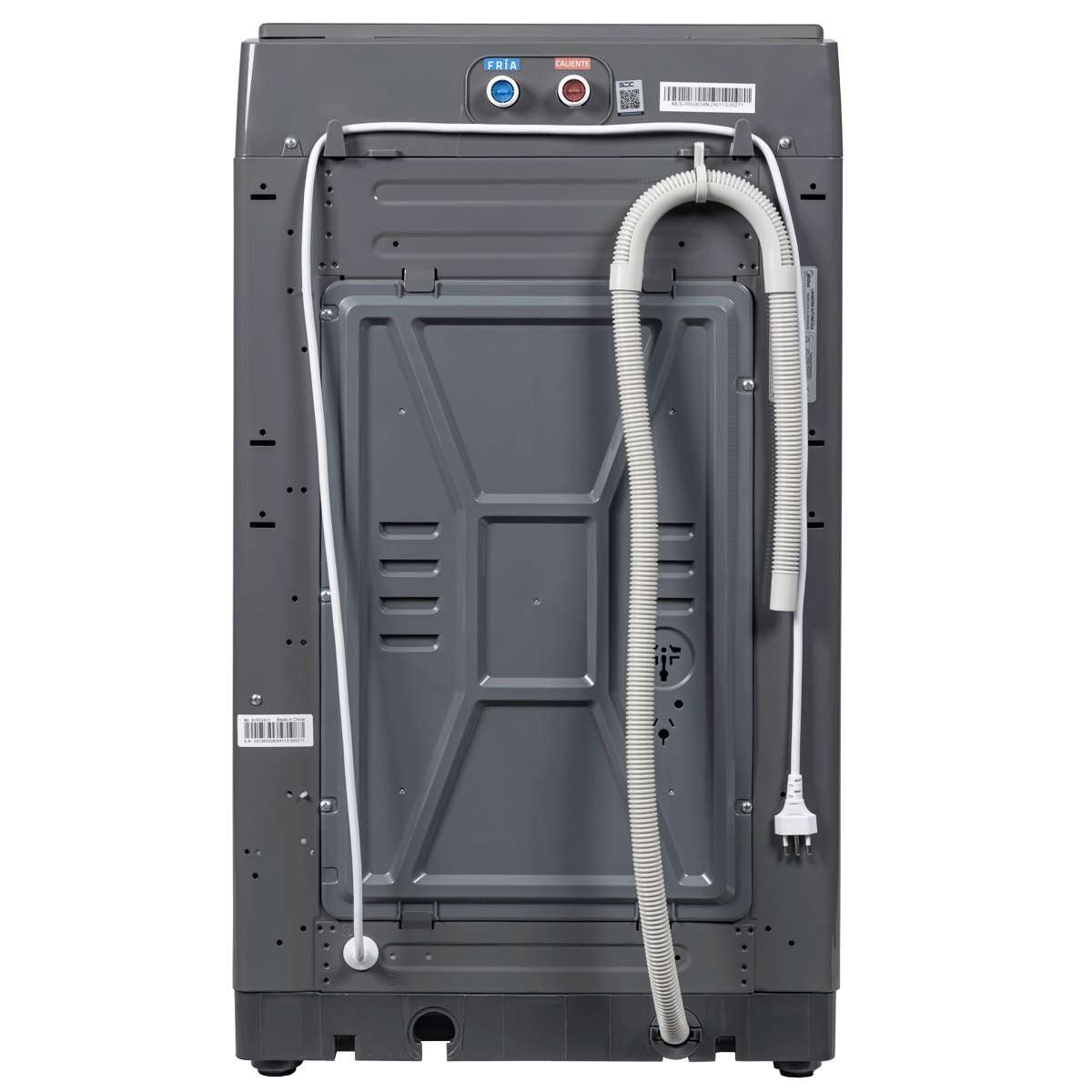 Midea Lavadora carga Superior 9.5 Gris