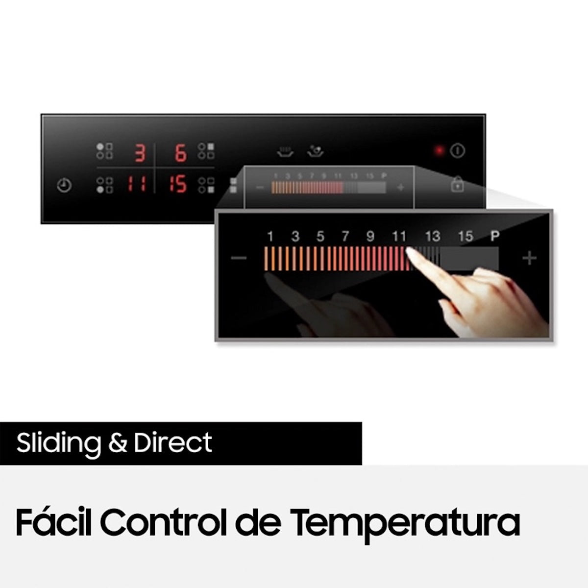 Encimera Vitrocerámica con Control de temperatura intuitivo - Open Box