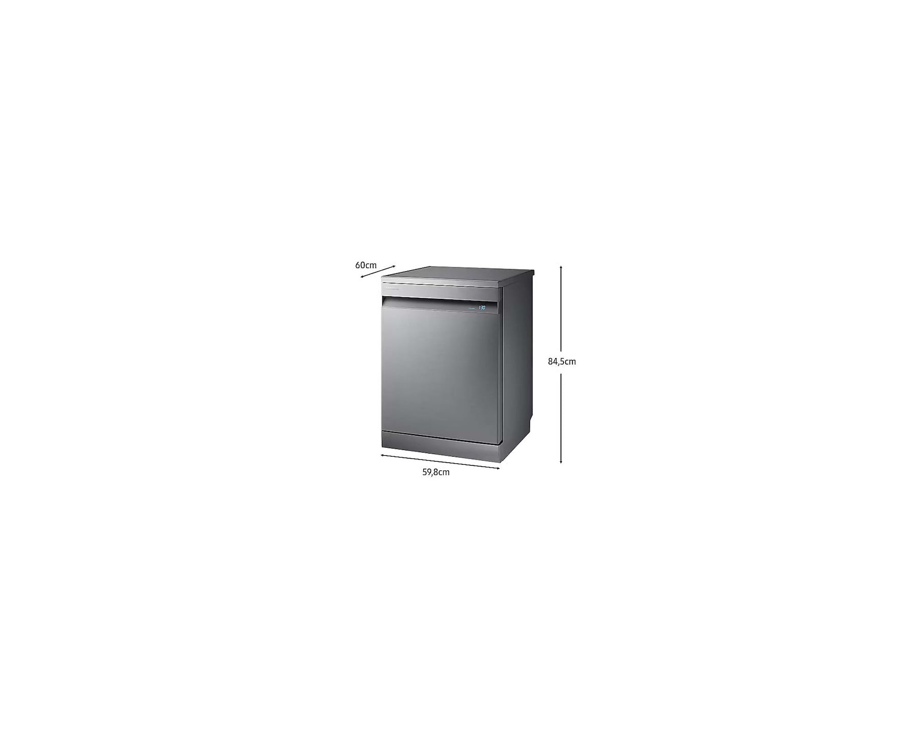 Lavavajillas 14 cubiertos DW60A8050FS/ZS - Caja Reciclada