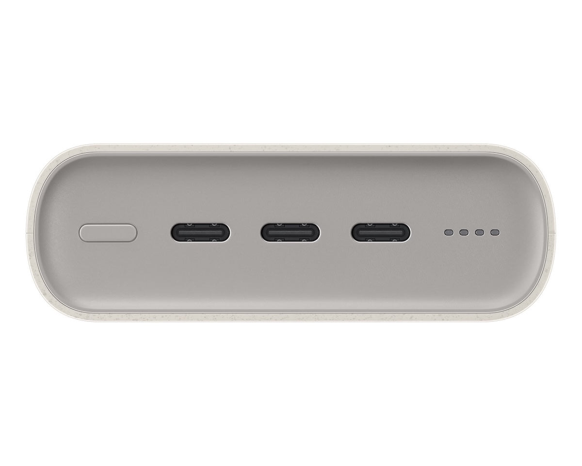 Batería Externa Samsung 20.000 mAh Carga Rápida Beige