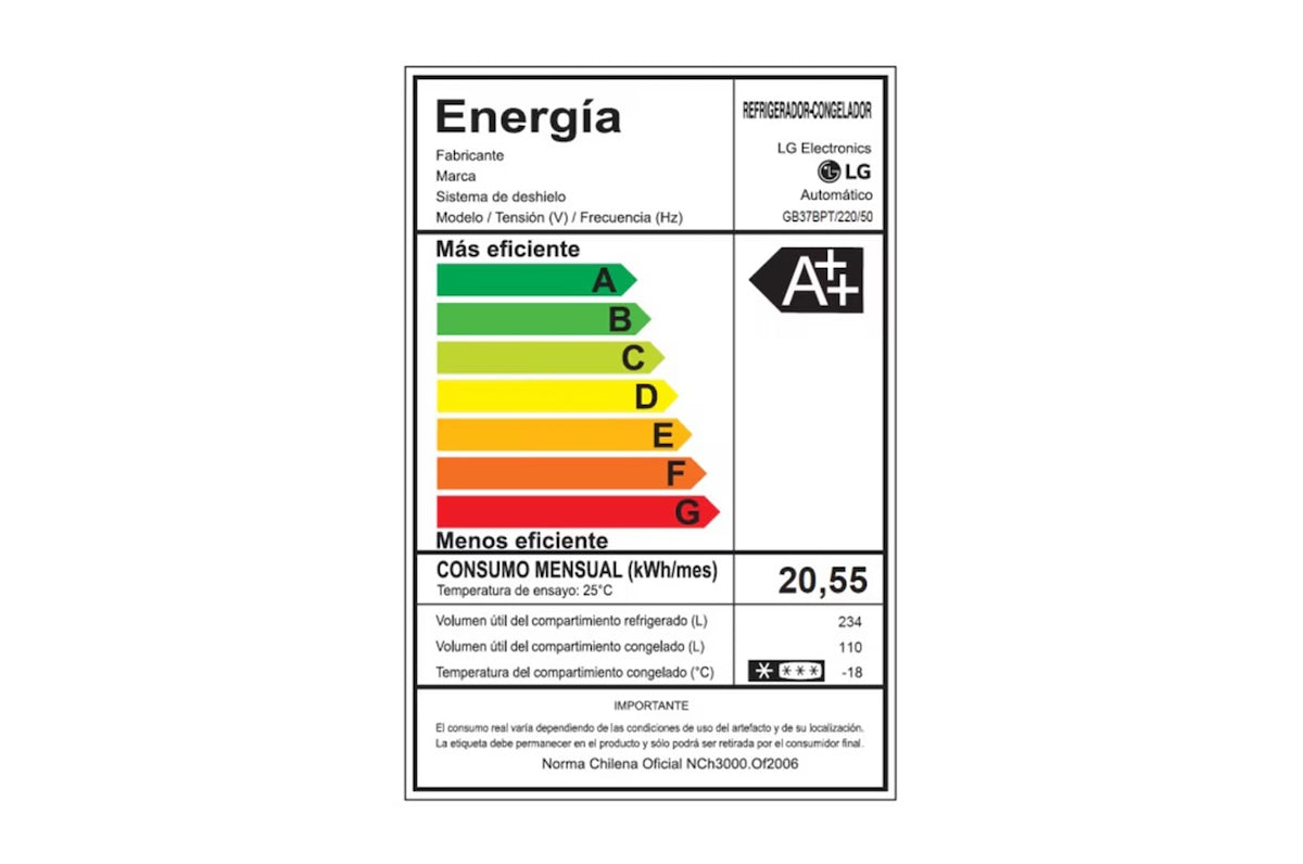Refrigerador Bottom Freezer LG 344 L Negro Inverter No Frost
