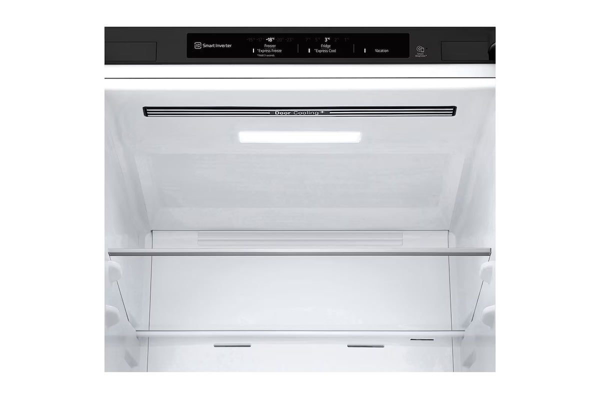 Refrigerador Bottom Freezer LG 344 L Negro Inverter No Frost