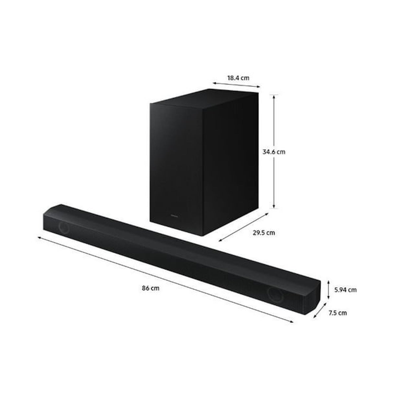 Soundbar Samsung Serie B HW-B550