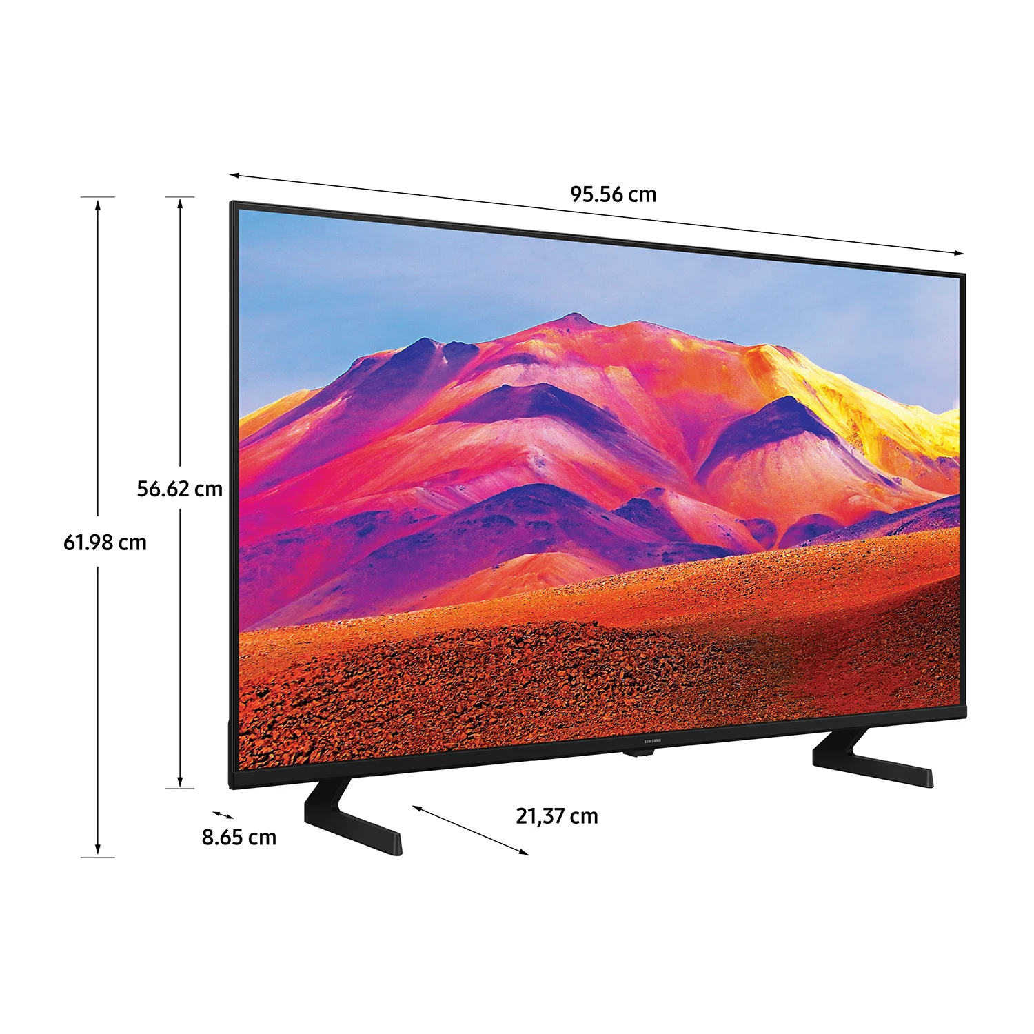 Smart Tv Samsung 43 Pulgadas UN43T5202AGXZS