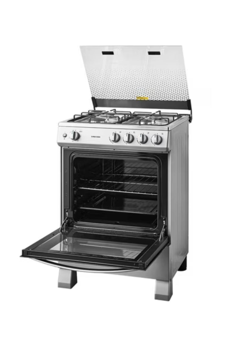 Cocina a Gas 4 Quemadores 24inch Silver - Open Box