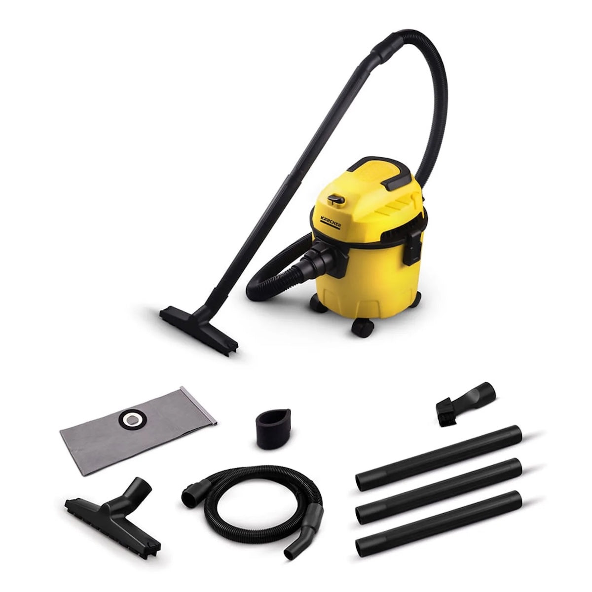 Aspiradora Agua Y Polvo Karcher Wdl 1 - 10 Lts amarillo - Open Box