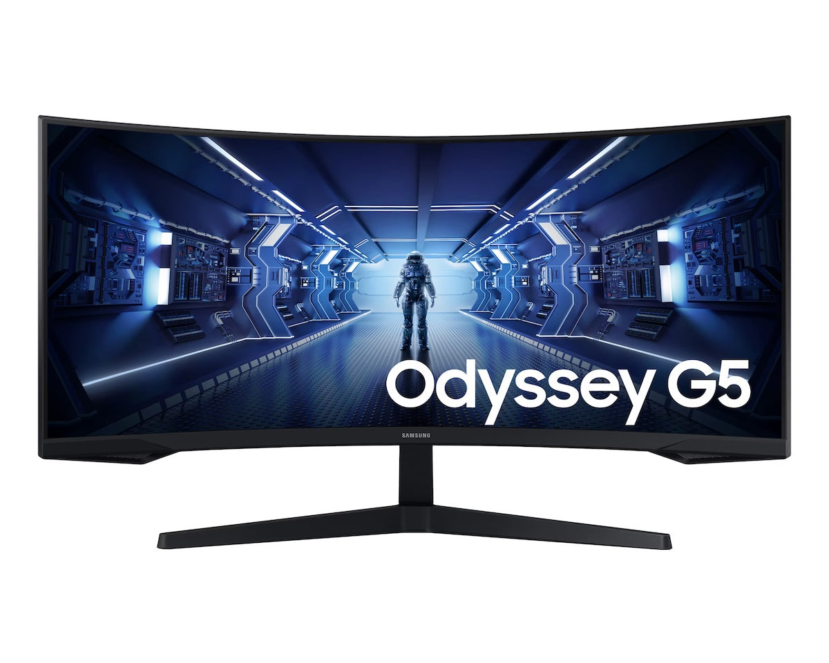 Monitor Samsung Odyssey G5 34” Curvo UWQHD 165Hz - Caja Reciclada