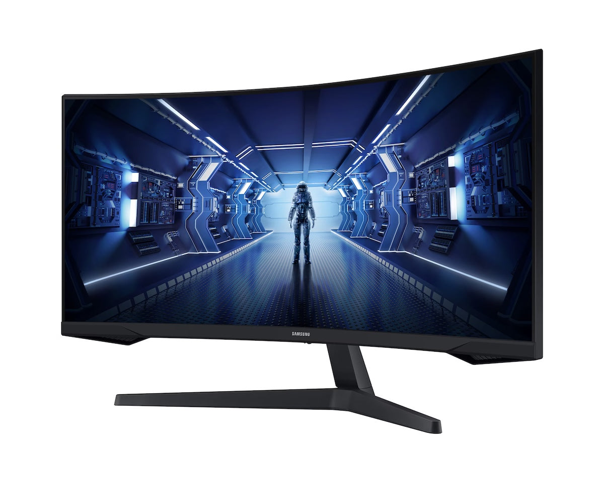 Monitor Samsung Odyssey G5 34” Curvo UWQHD 165Hz - Caja Reciclada