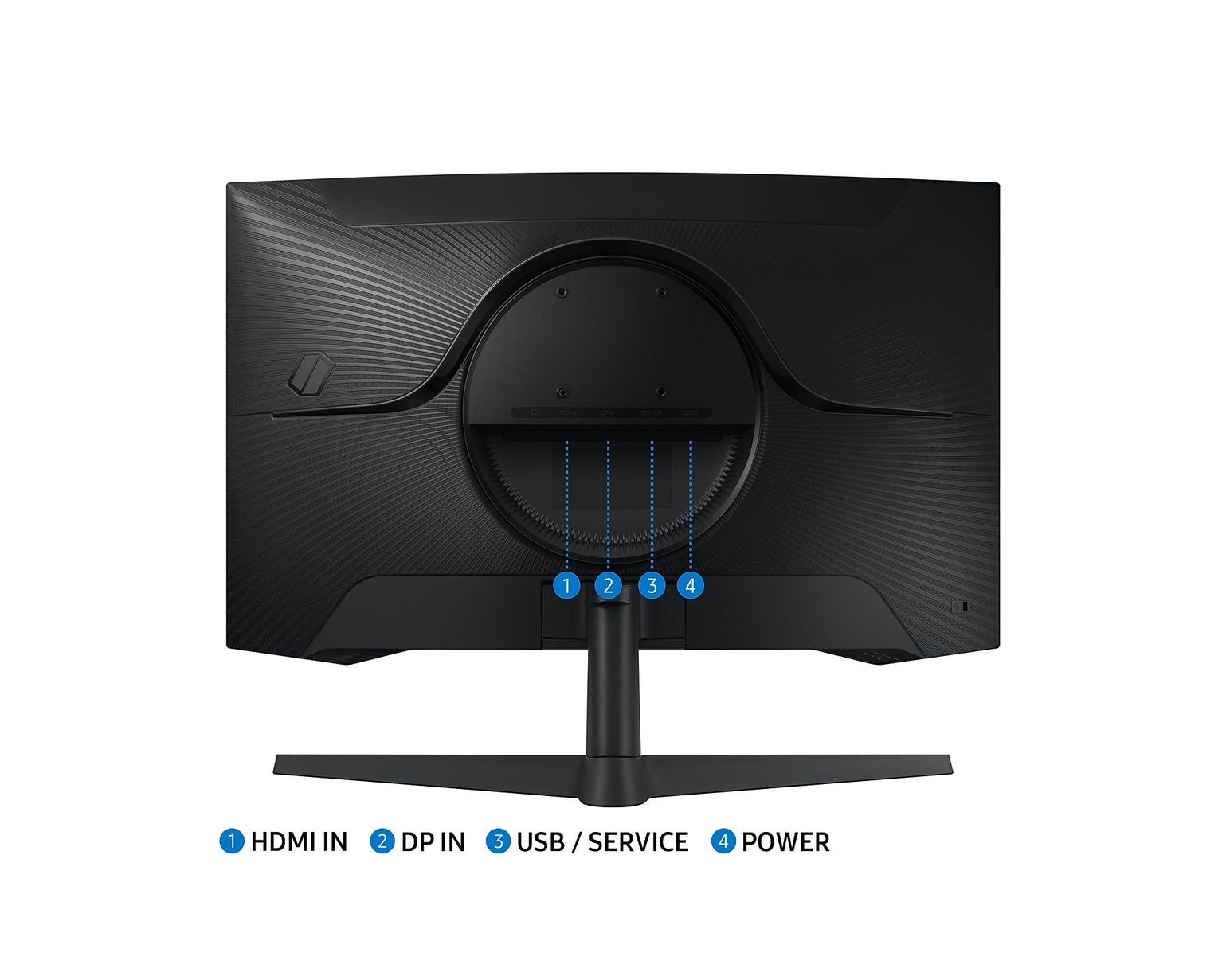 Monitor Samsung Led 27'' Odyssey G5 Curvo Va 165hz Qhd Hdmi